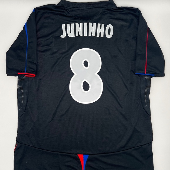 Juninho #8 Lyon 2005/2006 Third ORIGINAL Umbro VTG Rare Soccer Jersey (XL) - Picture 1 of 10